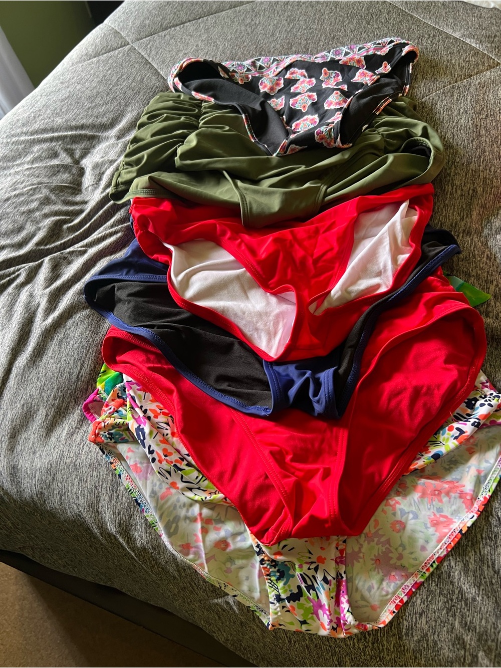6 button Women's tankini  Bottoms - Classic Swim Casual size are L, Xl & 16